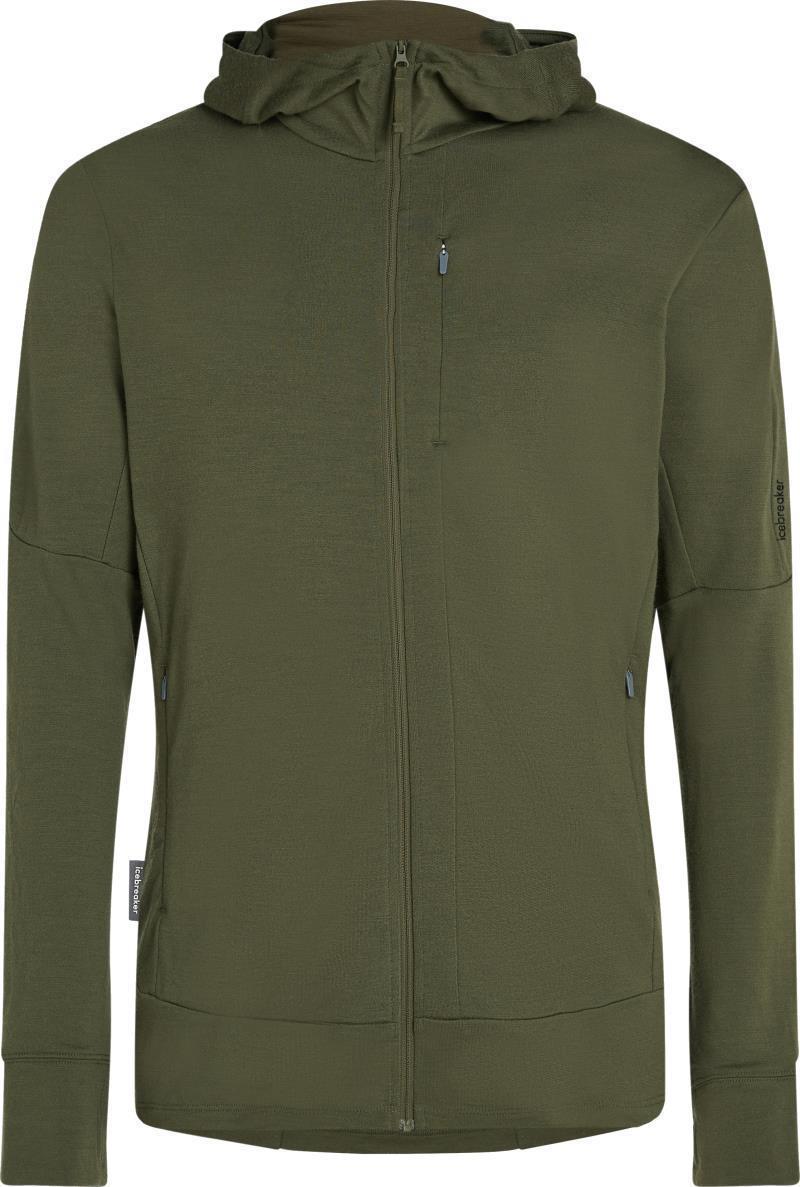 Merino 260 Quantum LS Zip Hoodie - Mens - loden 1