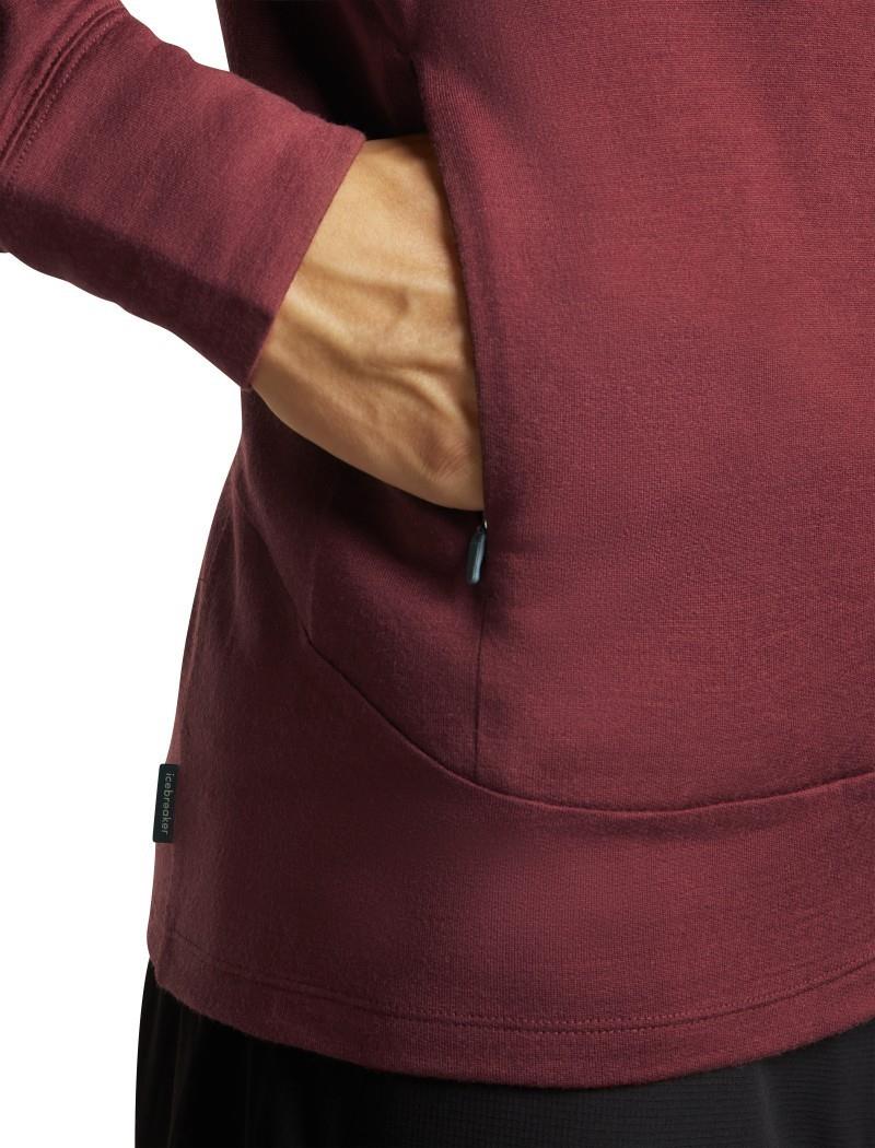 Merino 260 Quantum LS Zip Hoodie - Mens - port / agate 1