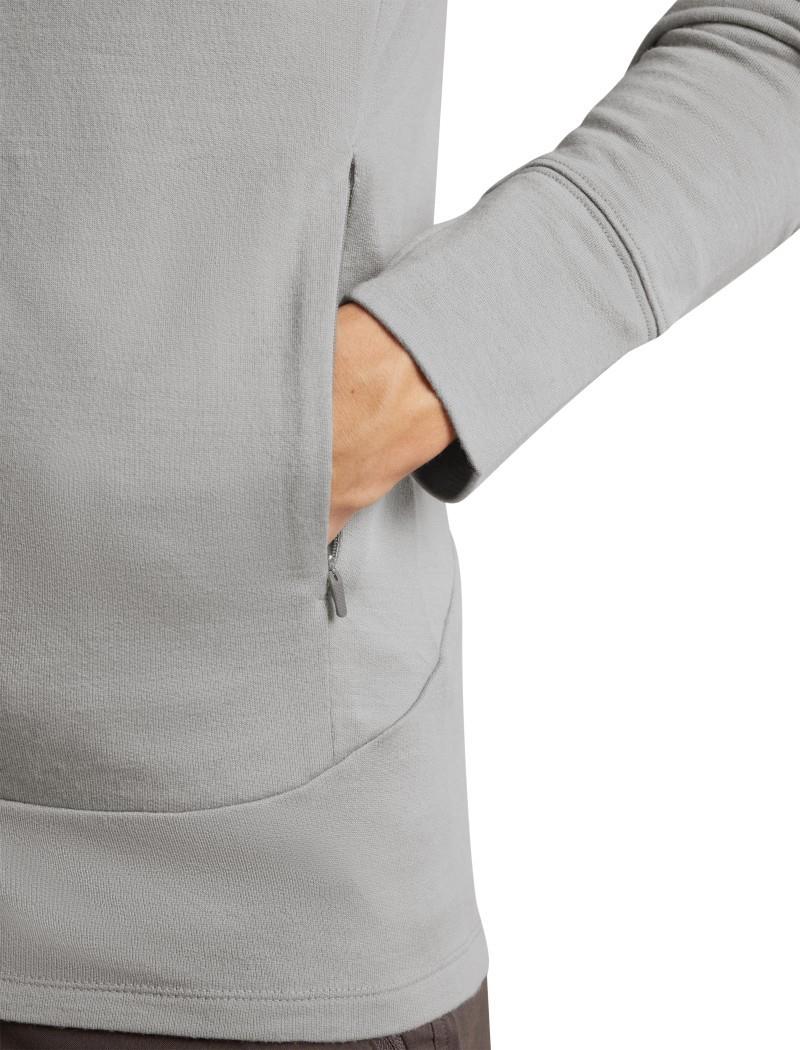 Merino 260 Quantum LS Zip Hoodie - Mens - proto grey 1