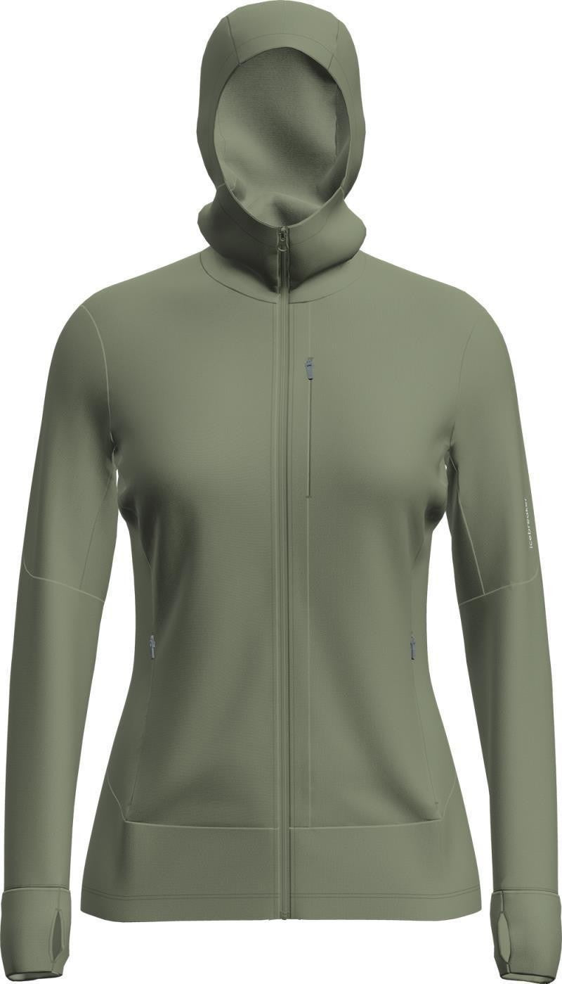 Merino 260 Quantum LS Zip Hoodie - Womens - lichen 1