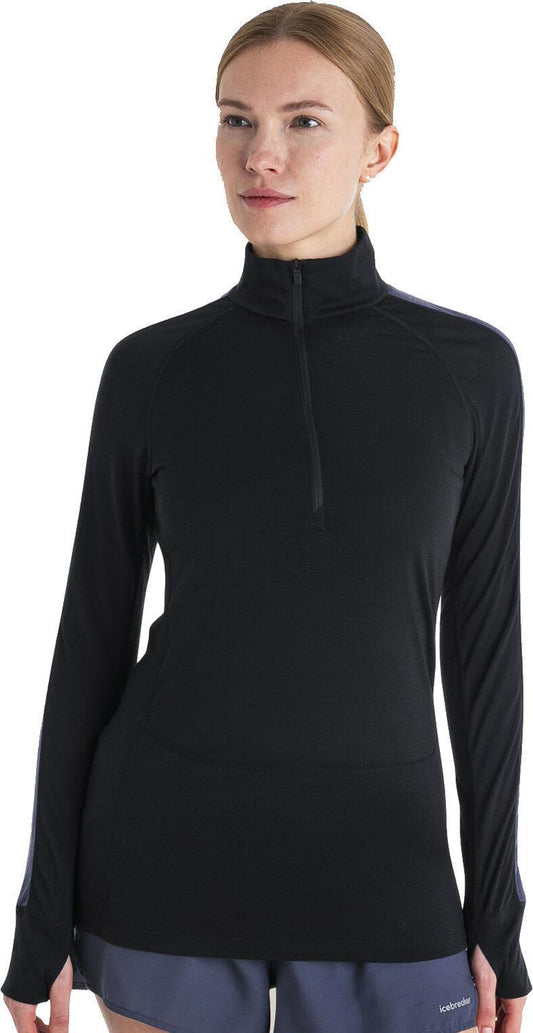 Merino 260 Quantum LS Zip - Womens - black 1