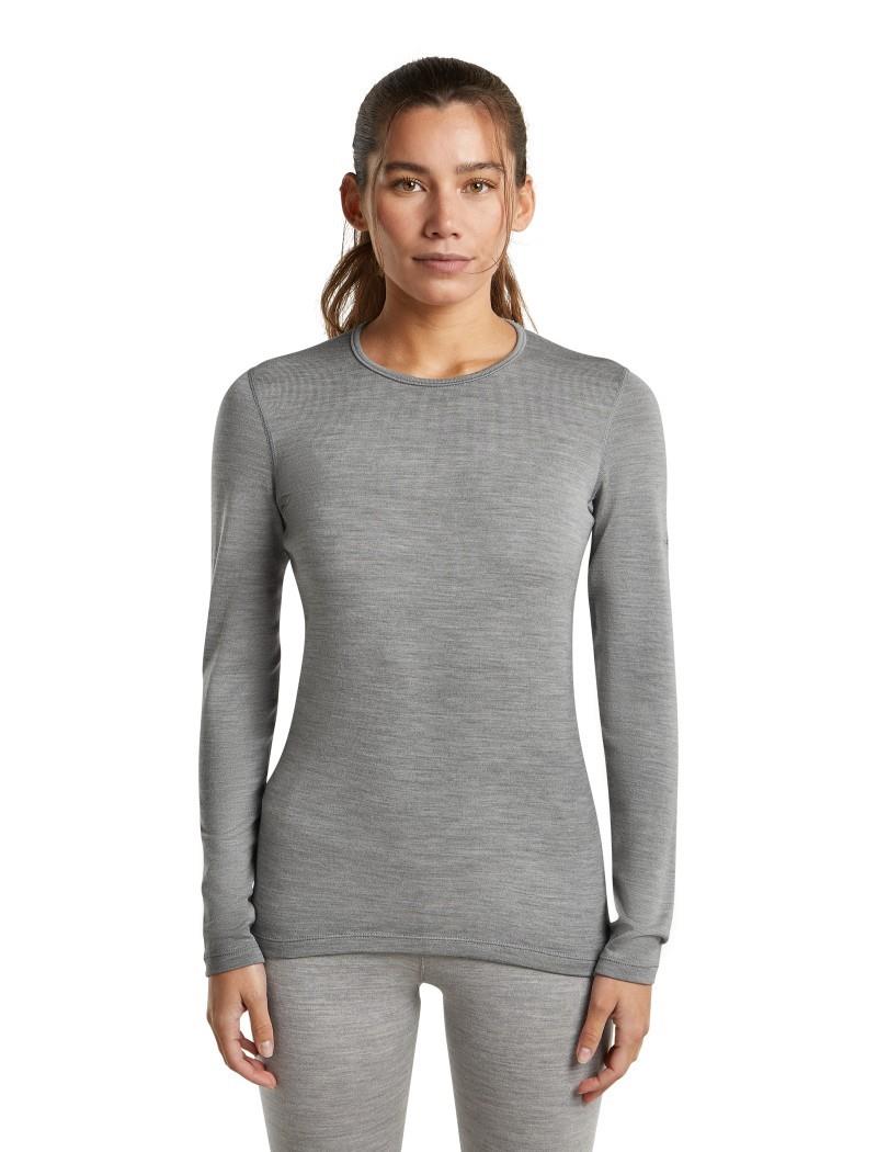 Merino 260 Tech LS Crewe - Womens - metro heather 1