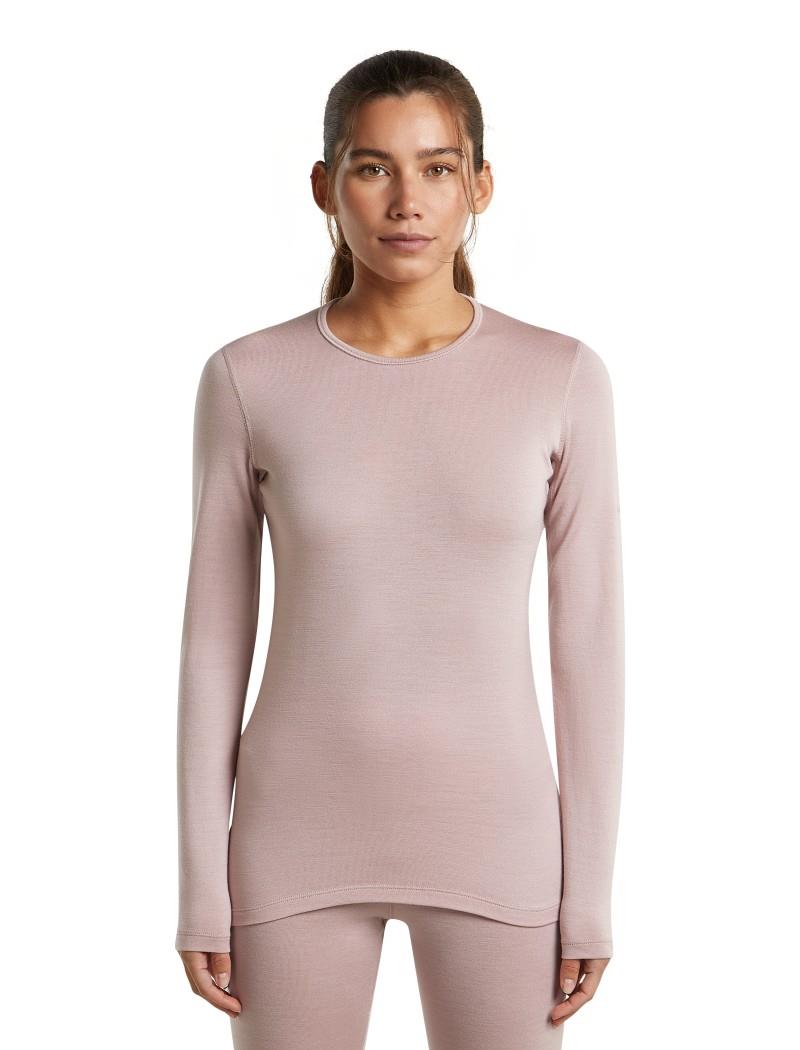 Merino 260 Tech LS Crewe - Womens - pink quartz 1