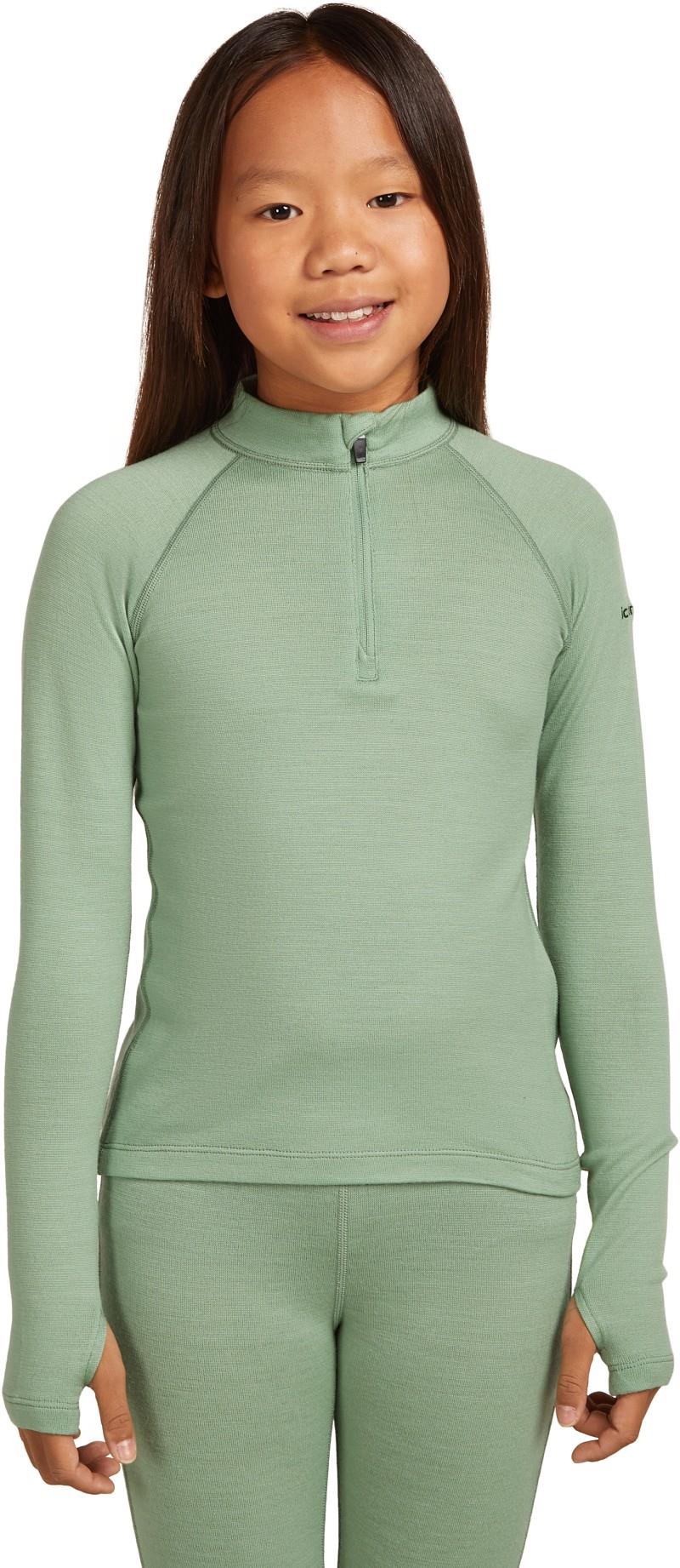 Merino 260 Tech LS Half Zip - Kids - seaglass 1
