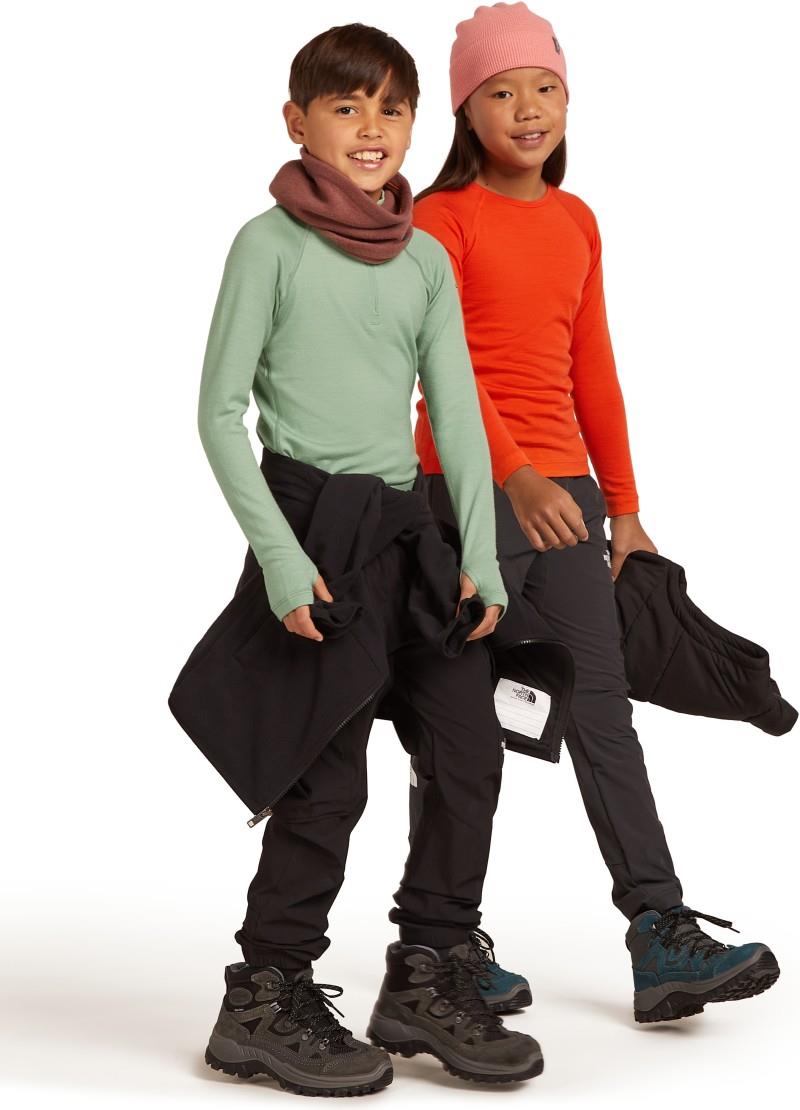Merino 260 Tech LS Half Zip - Kids - seaglass 1