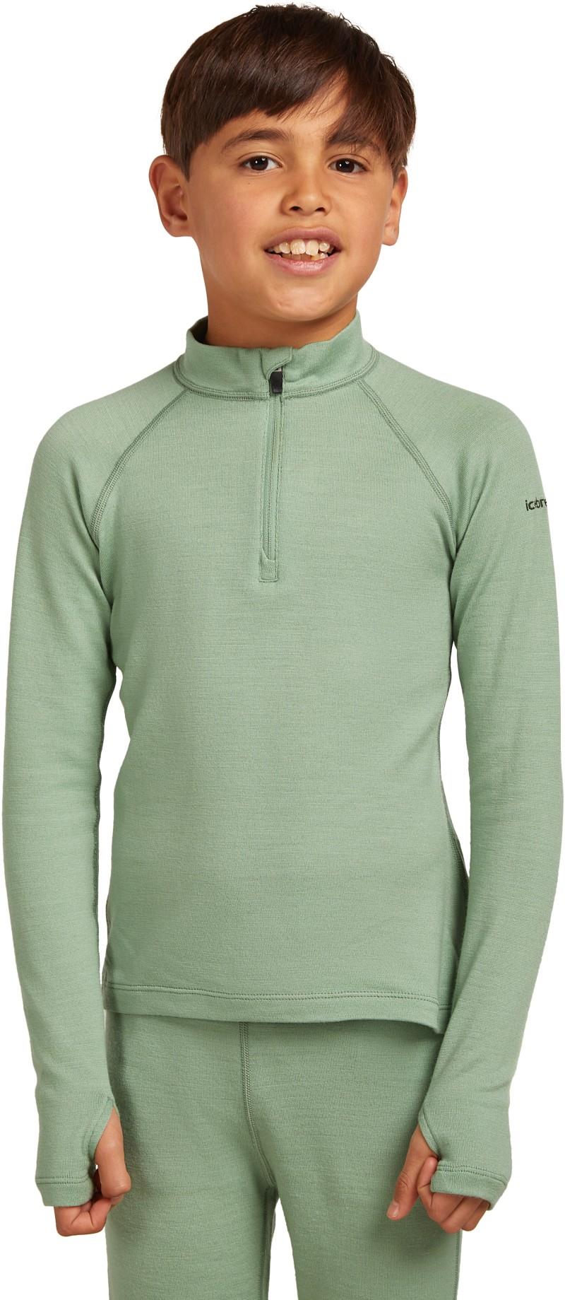 Merino 260 Tech LS Half Zip - Kids - seaglass 1