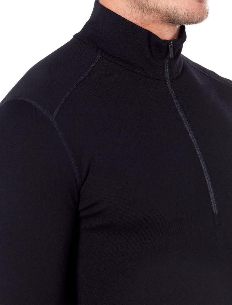 Merino 260 Tech LS Half Zip - Mens - Black 4