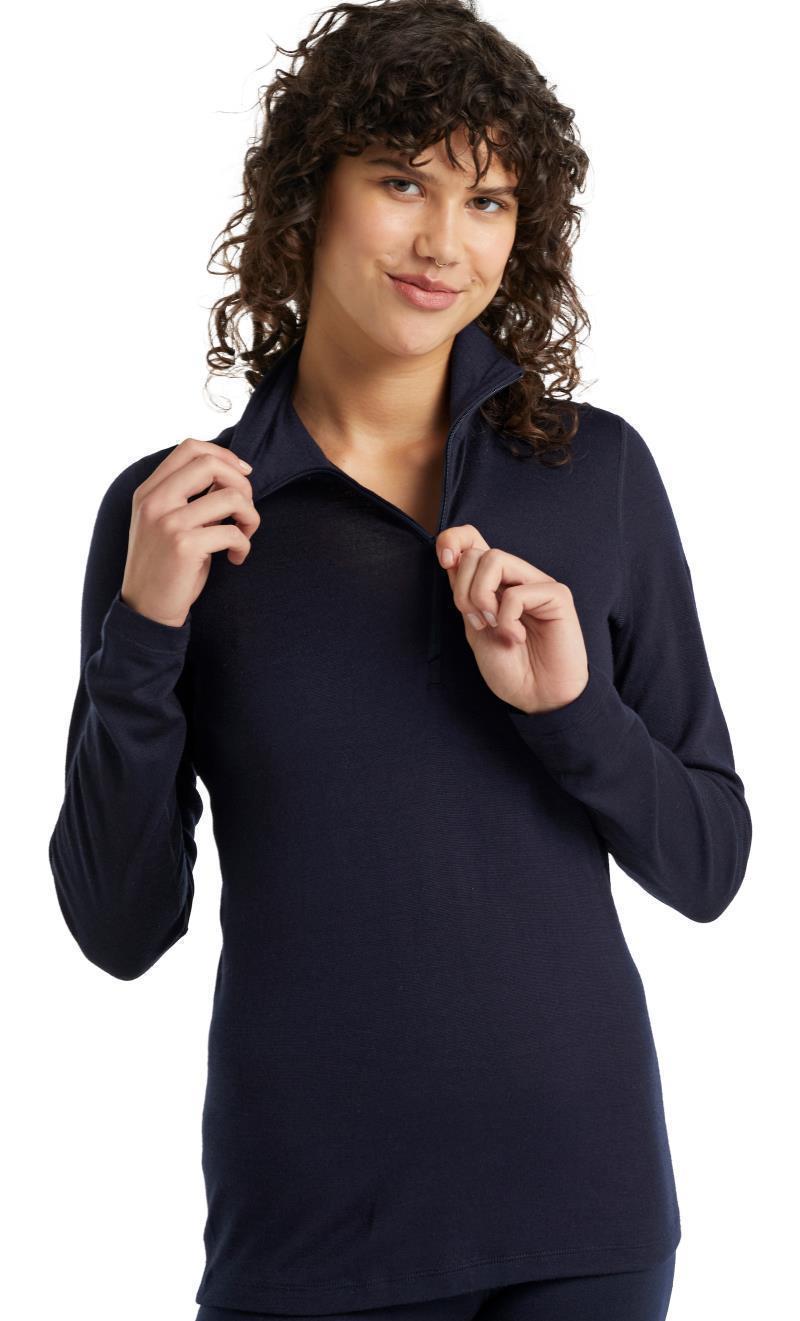 Merino 260 Tech LS Half Zip - Womens - Midnight Navy 3