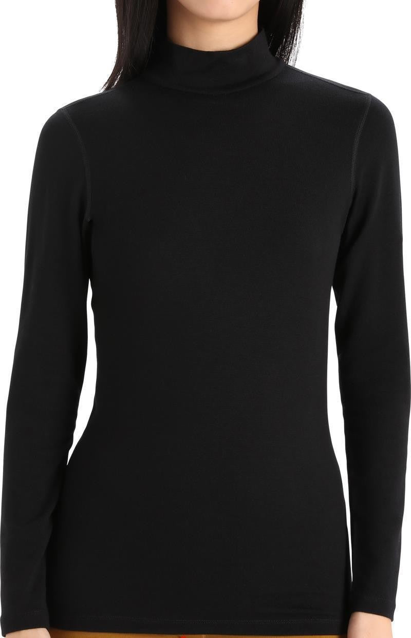Merino 260 Tech LS Turtleneck - Womens - black 1