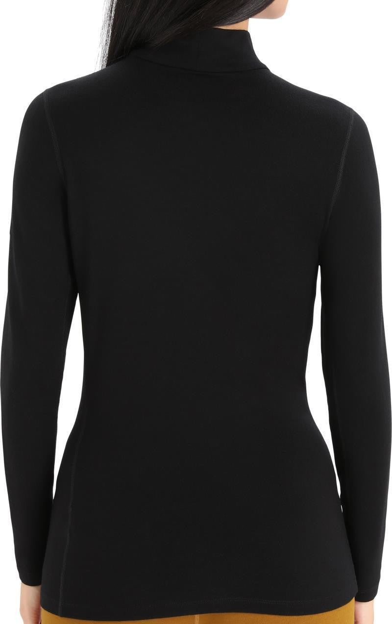Merino 260 Tech LS Turtleneck - Womens - black 1