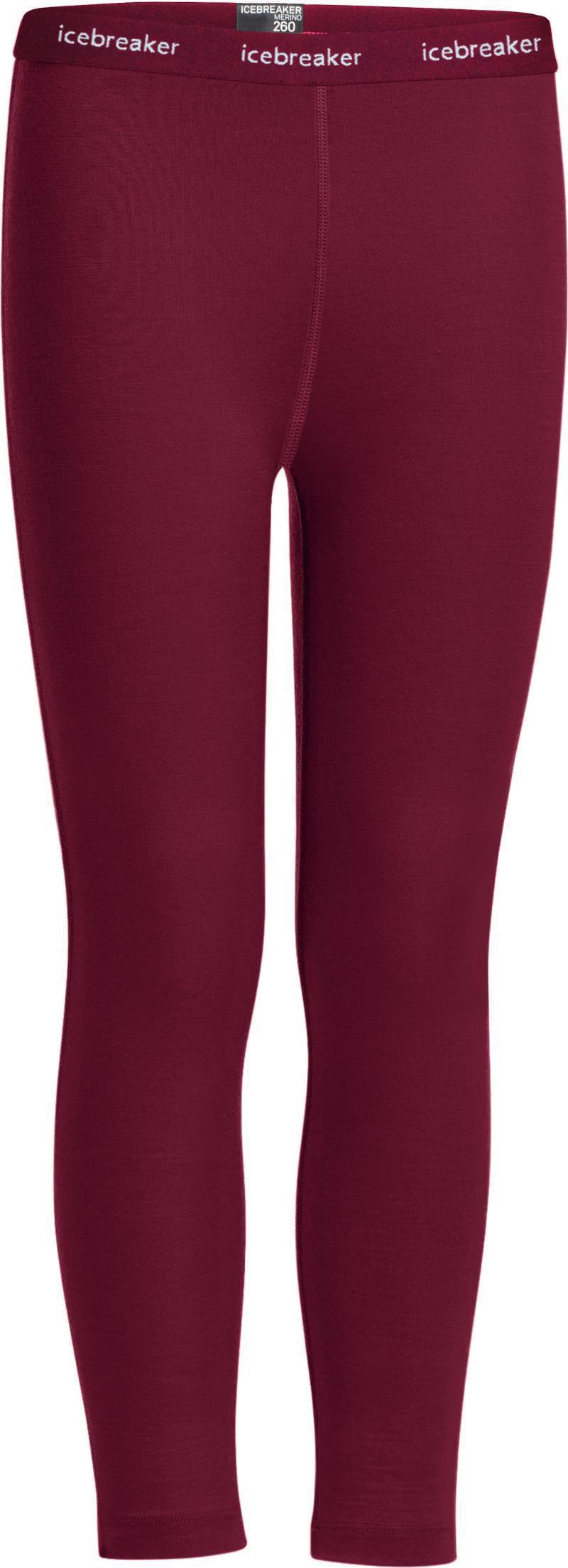 Merino 260 Tech Leggings - Kids - Cherry 1