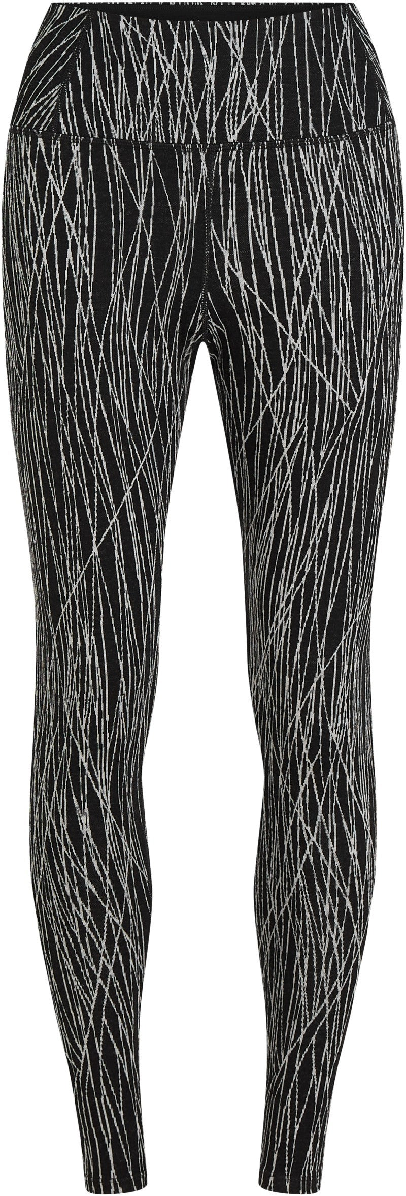Merino 260 Tech Vertex High Rise Leggings - GRX1 - Womens - black / snow / jacquard 1