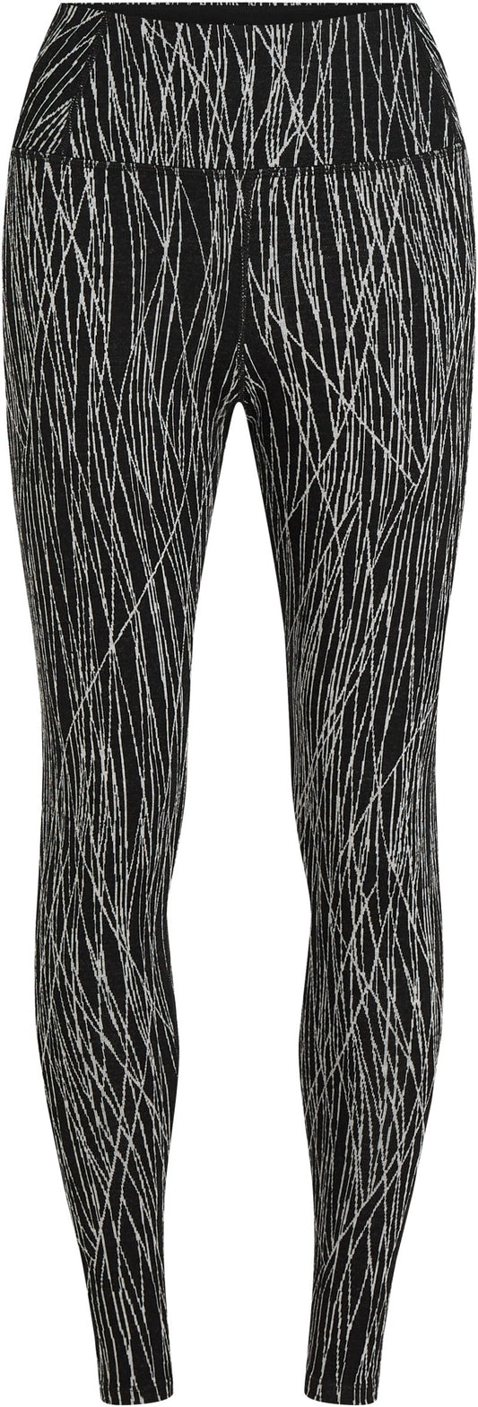 Merino 260 Tech Vertex High Rise Leggings - GRX1 - Womens - black / snow / jacquard 1