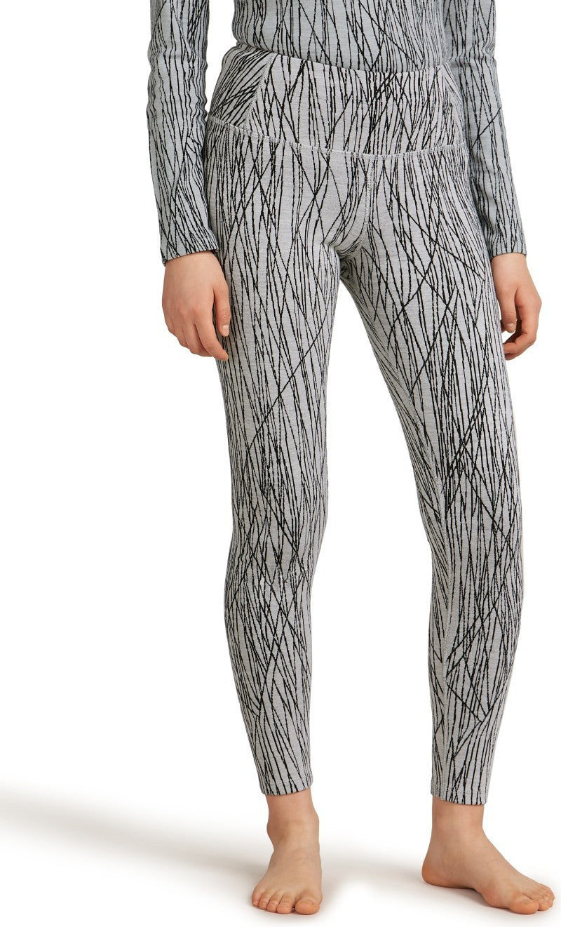 Merino 260 Tech Vertex High Rise Leggings - GRX1 - Womens - snow / black / jacquard 1