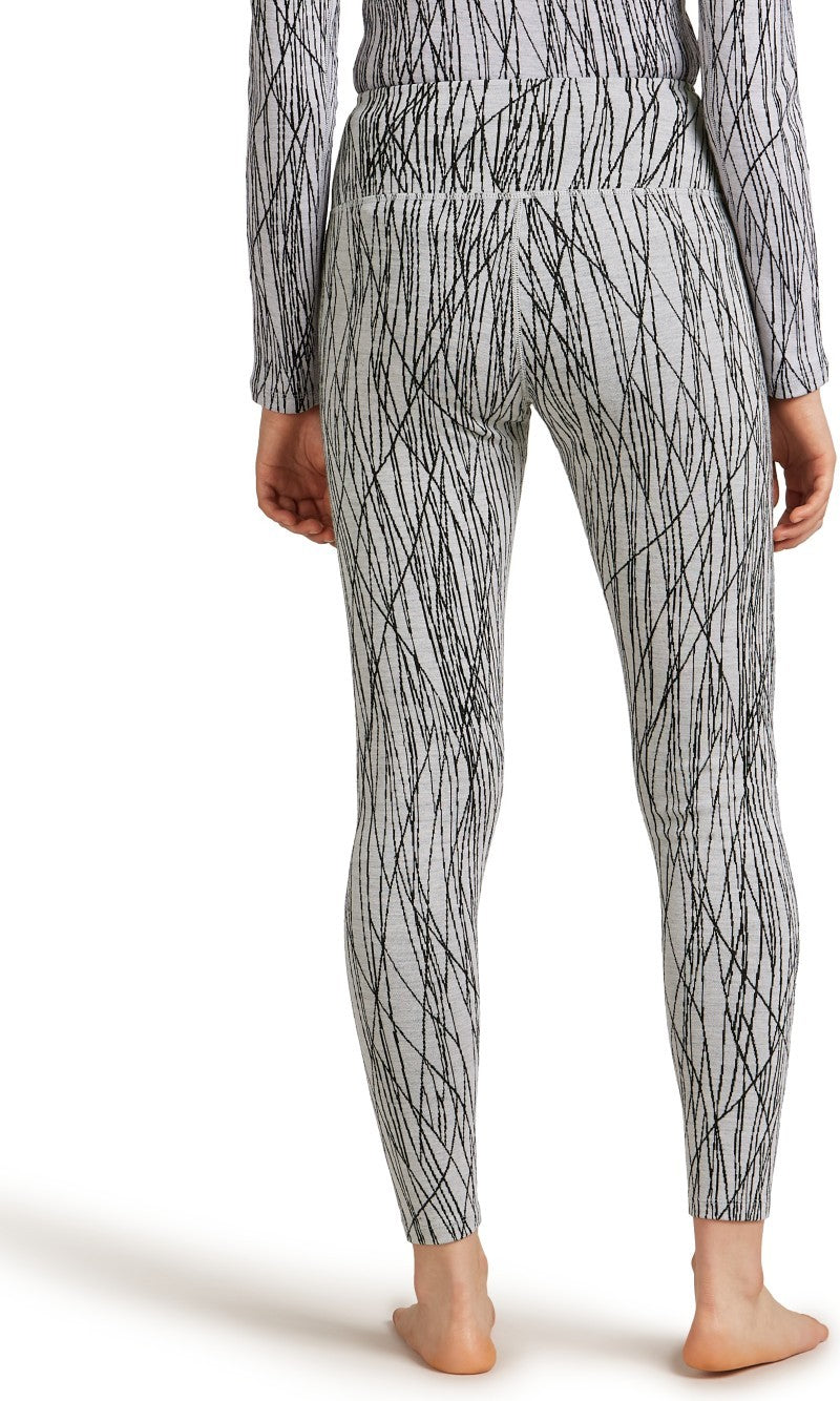 Merino 260 Tech Vertex High Rise Leggings - GRX1 - Womens - snow / black / jacquard 1