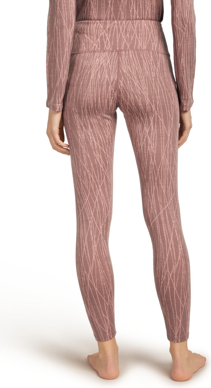 Merino 260 Tech Vertex High Rise Leggings - GRX1 - Womens - summit / blush / jacquard 1