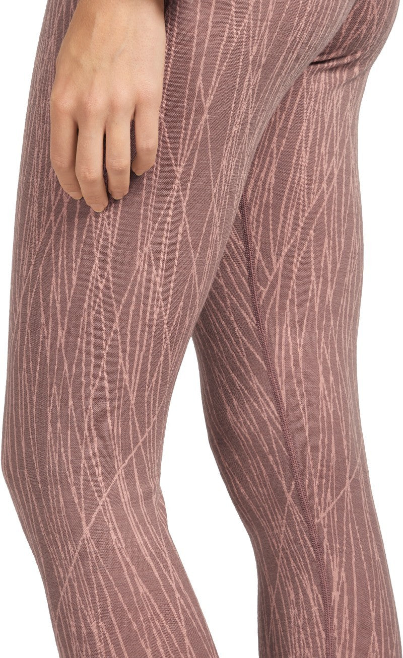 Merino 260 Tech Vertex High Rise Leggings - GRX1 - Womens - summit / blush / jacquard 1