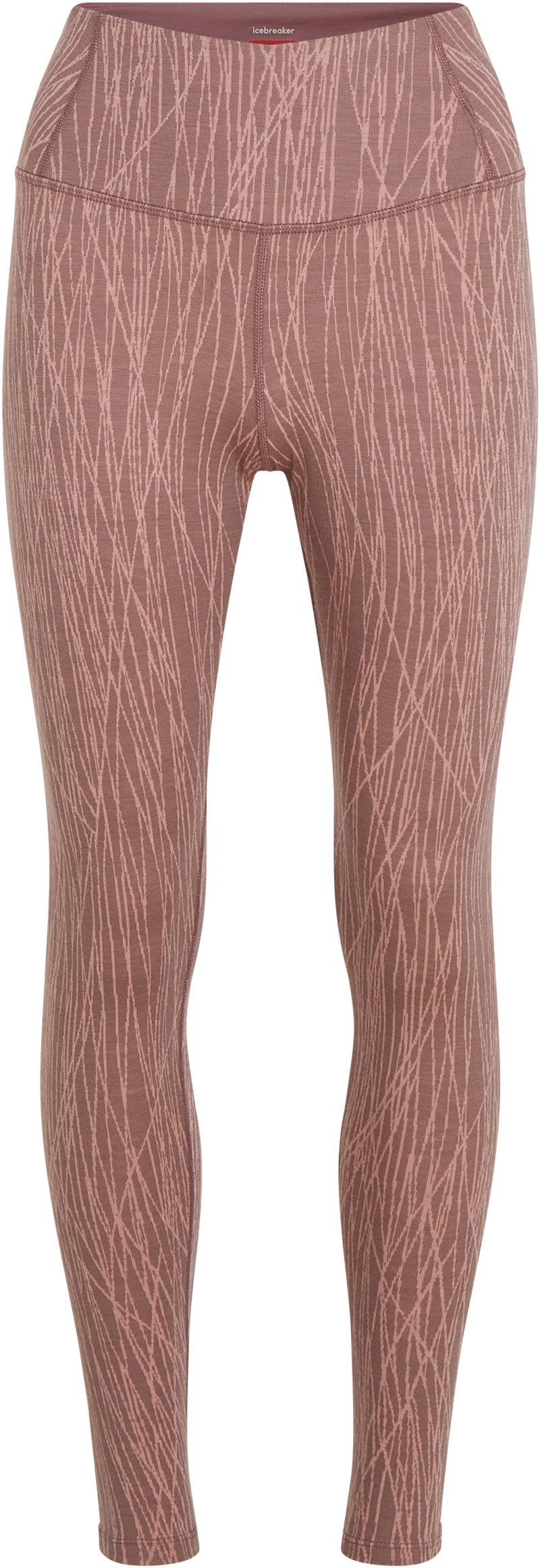 Merino 260 Tech Vertex High Rise Leggings - GRX1 - Womens - summit / blush / jacquard 1