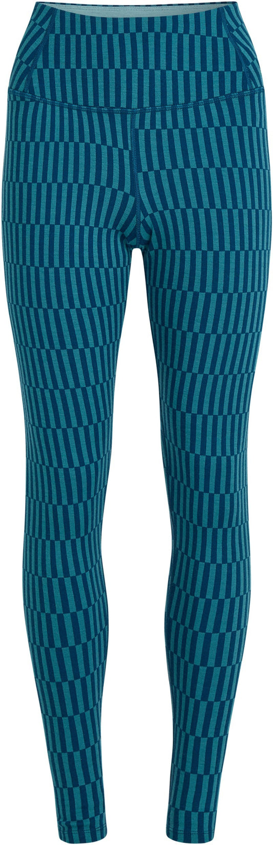 Merino 260 Tech Vertex High Rise Leggings - GRX2 - Womens - topaz / atlantis / jacquard 1