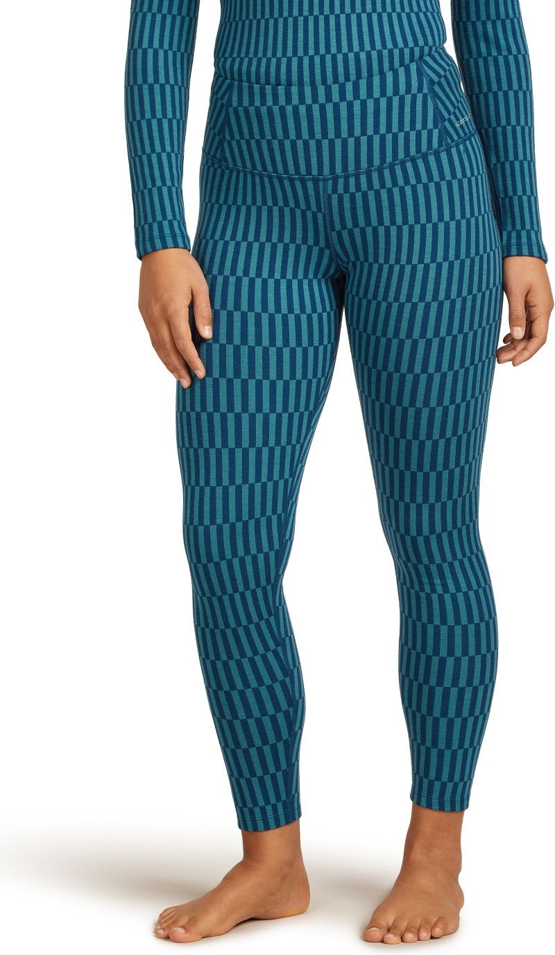 Merino 260 Tech Vertex High Rise Leggings - GRX2 - Womens - topaz / atlantis / jacquard 1