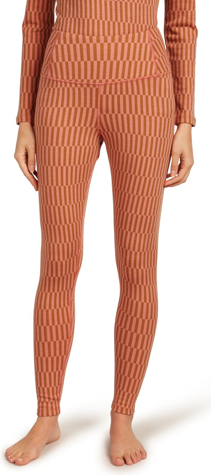 Merino 260 Tech Vertex High Rise Leggings - GRX2 - Womens - trail / acid pink / jacquard 1