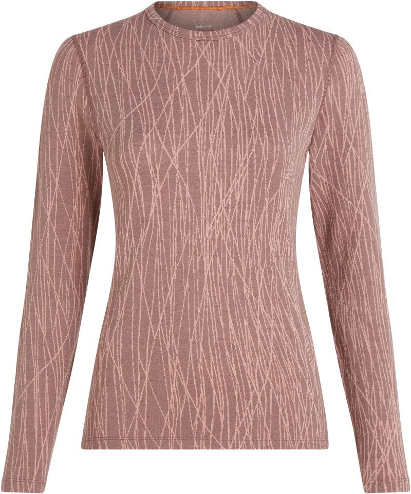 Merino 260 Tech Vertex LS Crewe - GRX1 - Womens - summit / blush / jacquard 1