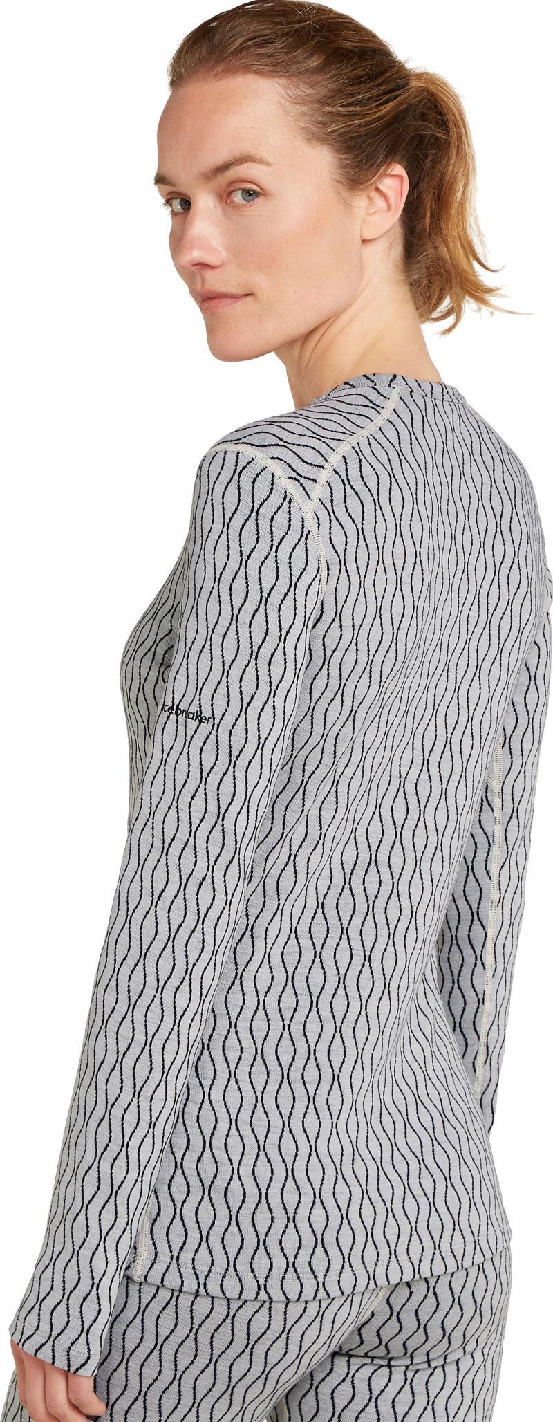 Merino 260 Vertex LS Crewe - On-Piste - Womens - snow / black / jacquard 1