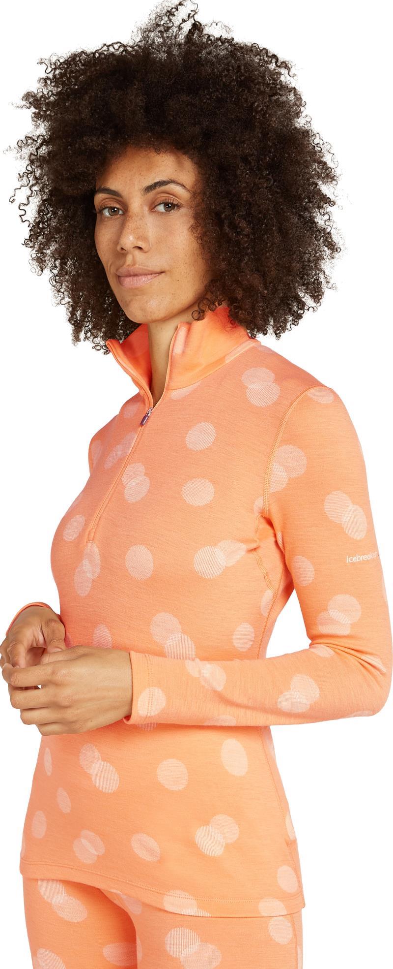 Merino 260 Vertex LS Half Zip - Falling Flakes - Womens - feldspar / snow / jacquard 1