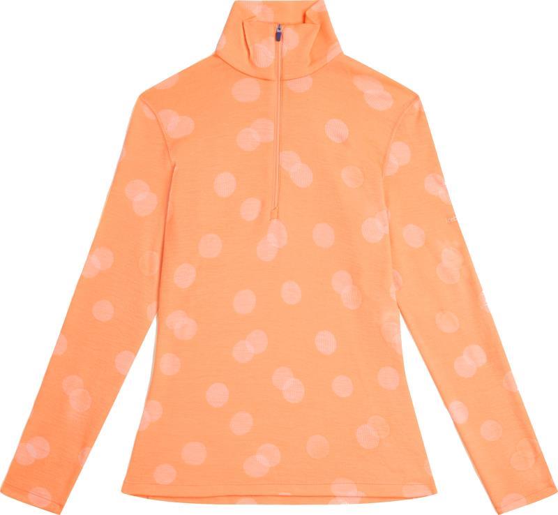 Merino 260 Vertex LS Half Zip - Falling Flakes - Womens - feldspar / snow / jacquard 1