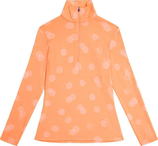 Merino 260 Vertex LS Half Zip - Falling Flakes - Womens - feldspar / snow / jacquard 1
