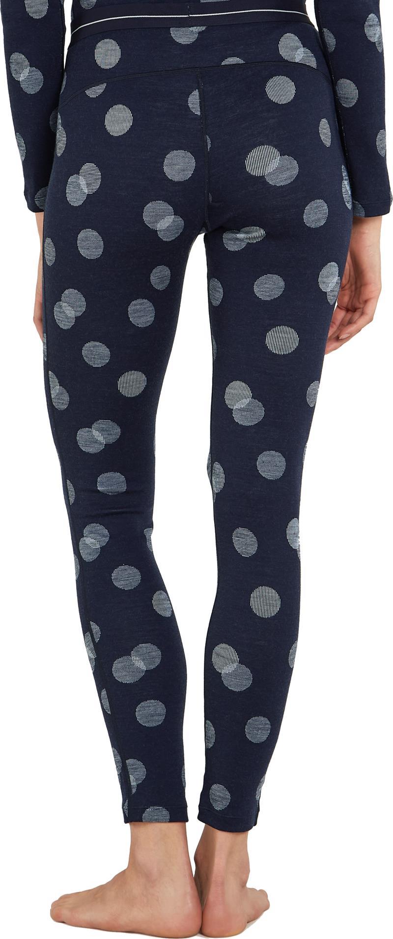 Merino 260 Vertex Leggings - Falling Flakes - Womens - midnight navy / snow / jacquard 1