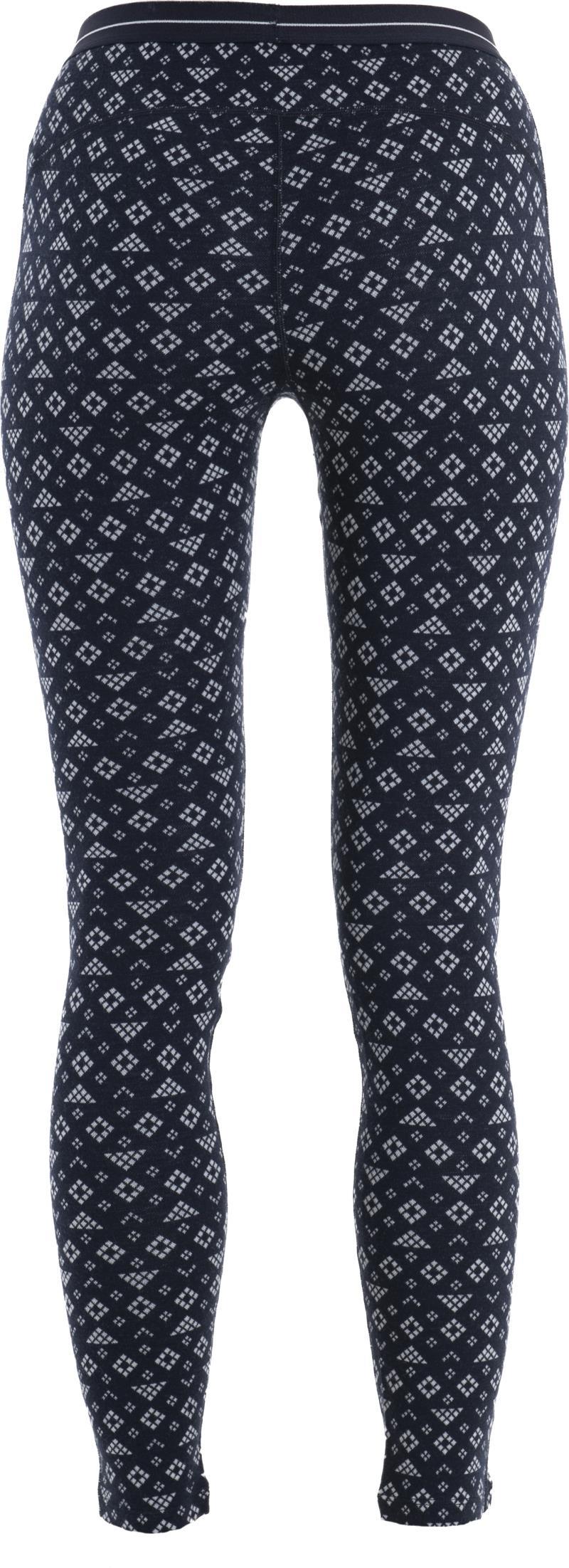 Merino 260 Vertex Leggings - First Snow - Womens - Midnight Navy / Snow - Jacquard 2