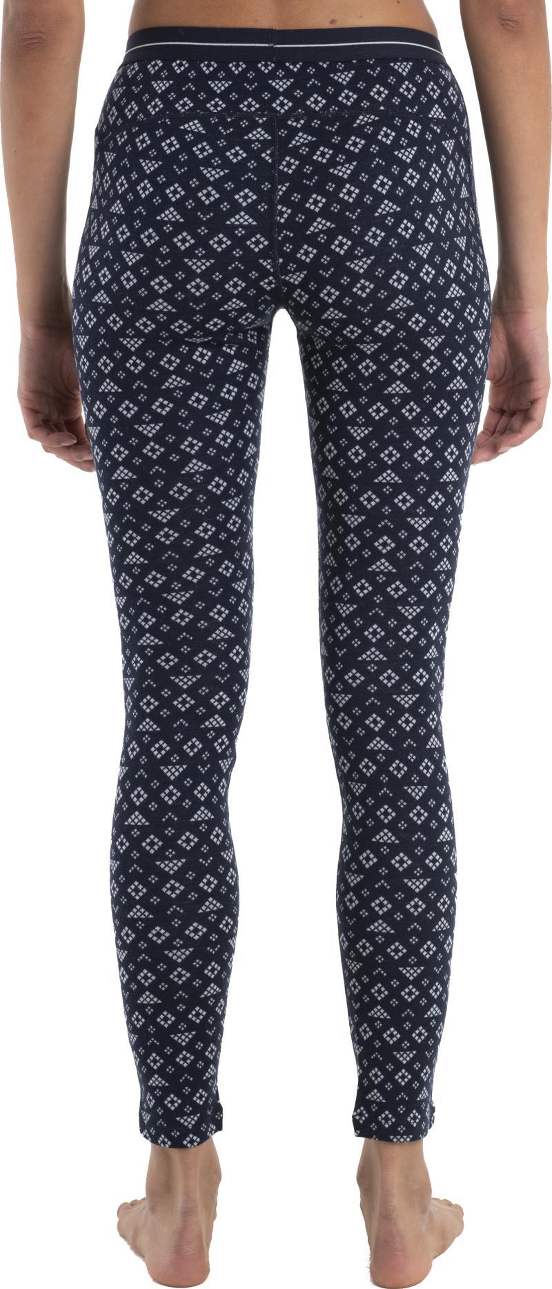 Merino 260 Vertex Leggings - First Snow - Womens - Midnight Navy / Snow - Jacquard 4