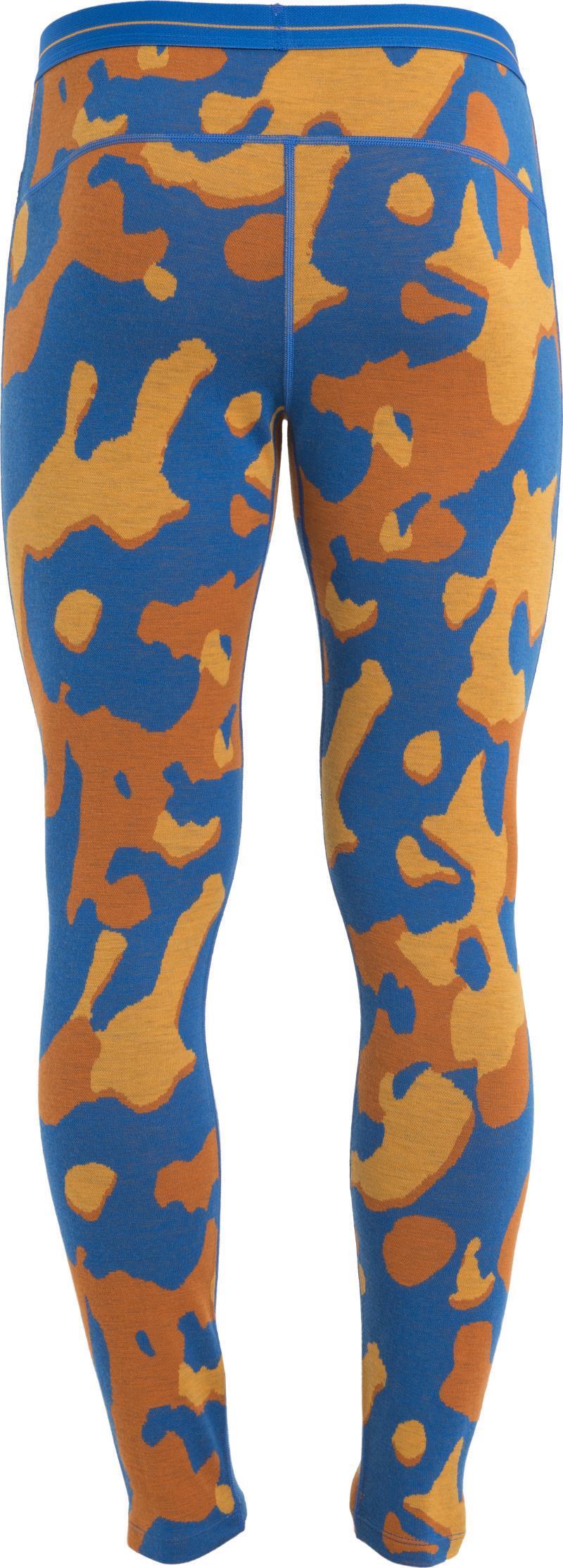 Merino 260 Vertex Leggings - Natural Camo - Mens - Lazurite / Solar / Earth - Jacquard 2