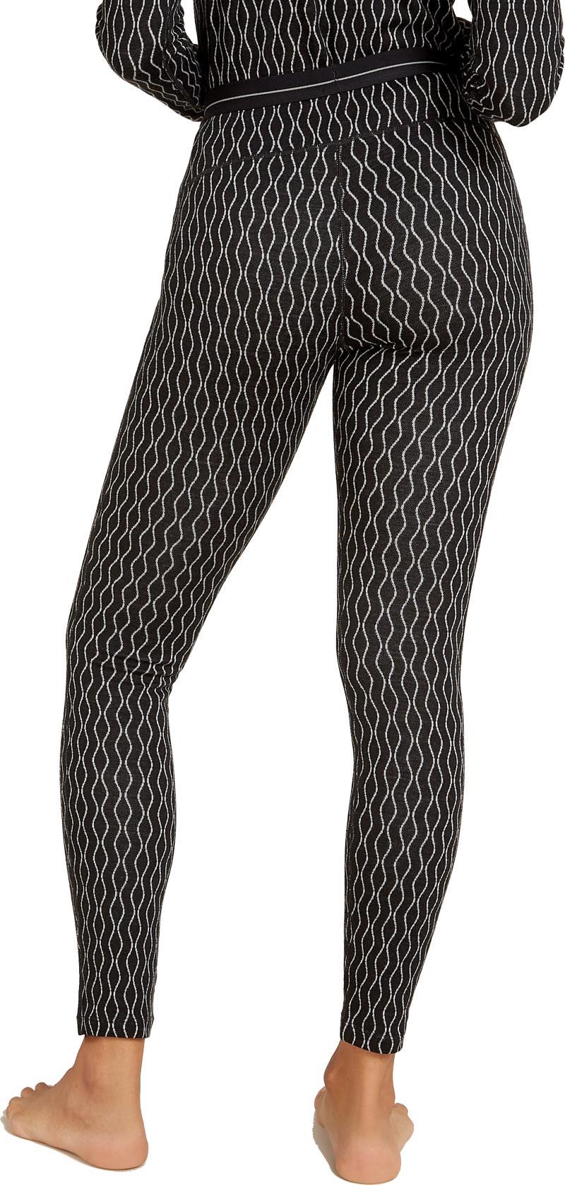 Merino 260 Vertex Leggings - On-Piste - Womens - Black / Snow / Jacquard 3