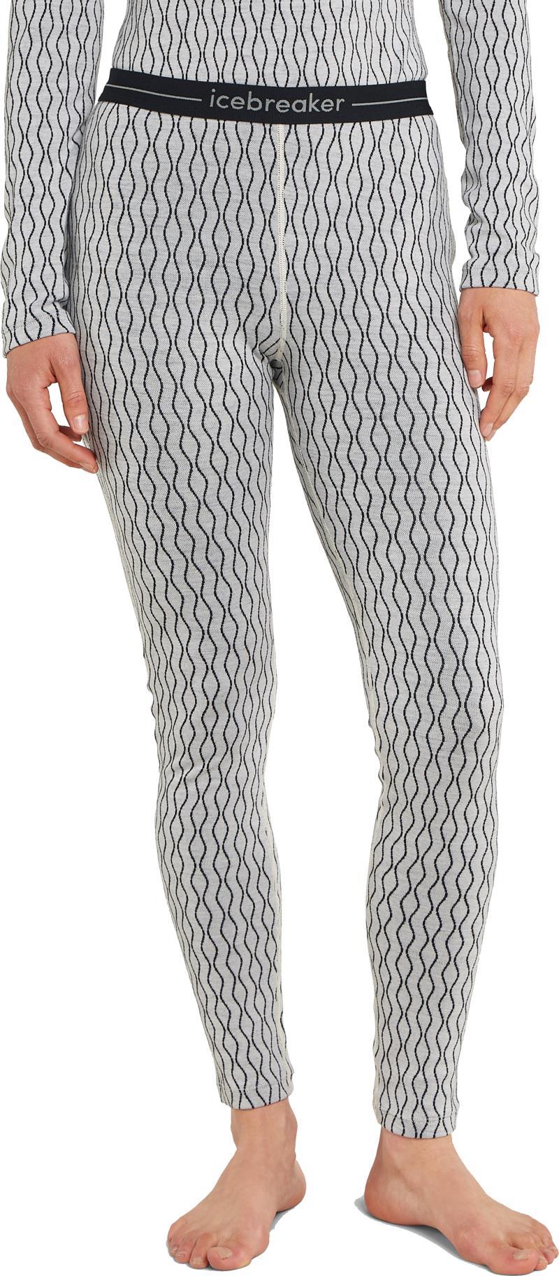 Merino 260 Vertex Leggings - On-Piste - Womens - Snow / Black / Jacquard 2