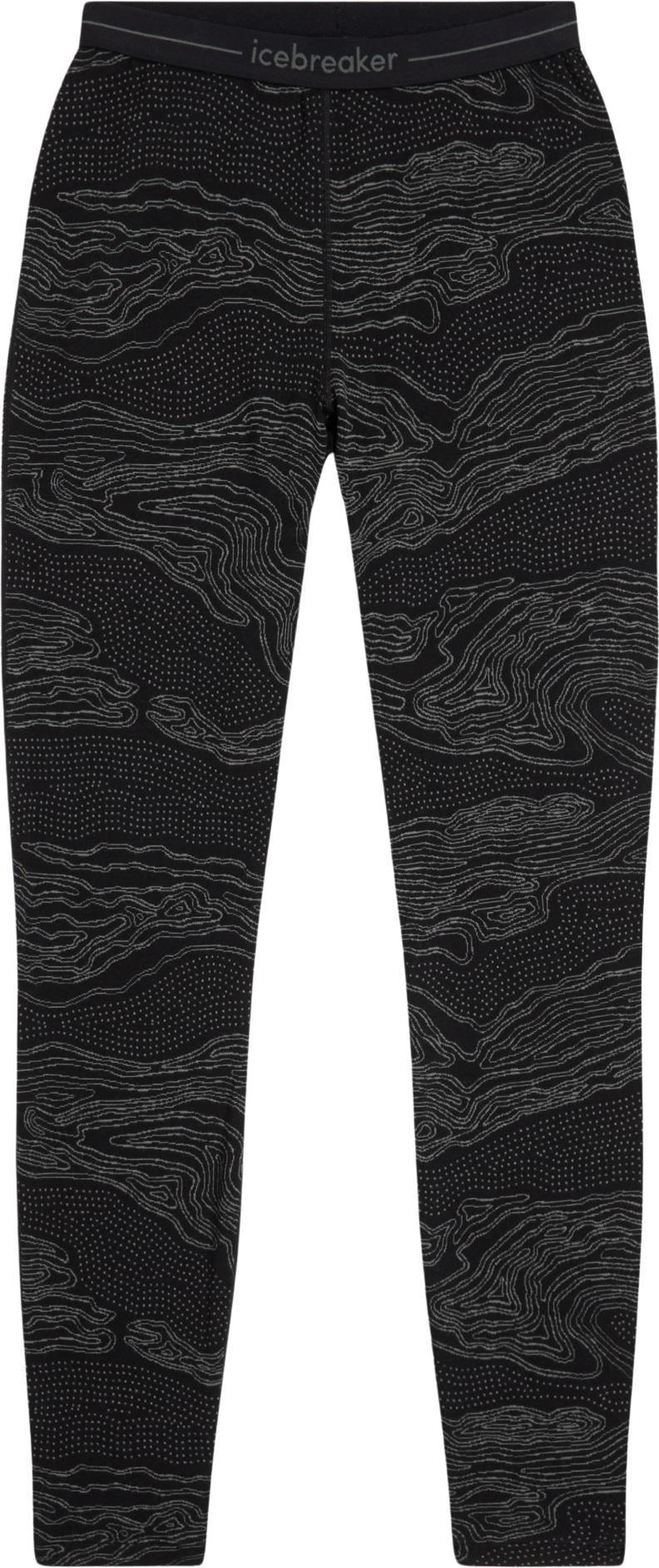 Merino 260 Vertex Leggings - Snow Guide - Mens - Black / Galaxy / Jacquard 1