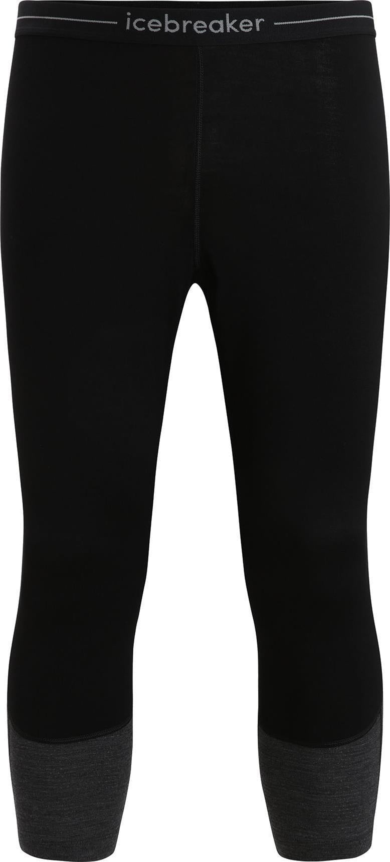 Merino 260 ZoneKnit 3/4 Leggings - Mens - Black / Jet Heather / CB 1