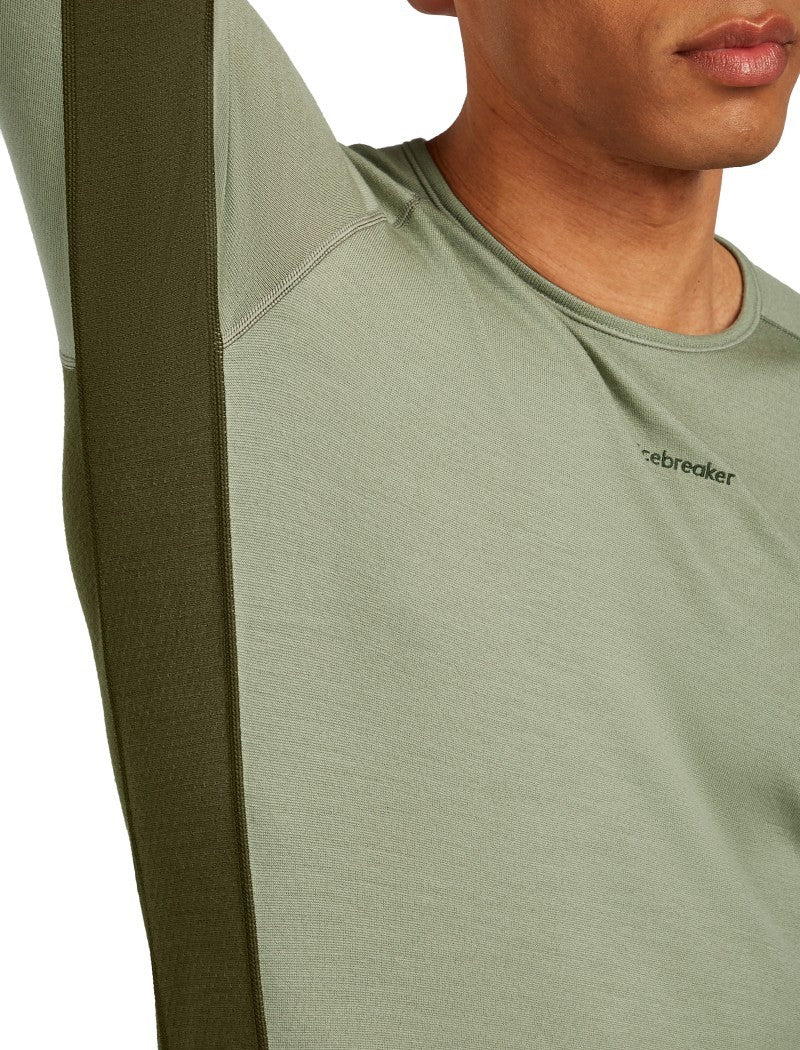 Merino 260 ZoneKnit LS Crewe - Mens - loden / lichen / cb 1