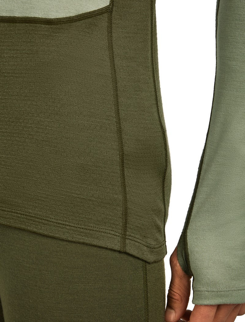 Merino 260 ZoneKnit LS Crewe - Mens - loden / lichen / cb 1