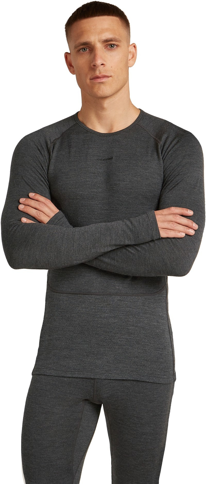 Merino 260 ZoneKnit LS Crewe - Mens - loden / lichen / cb 1
