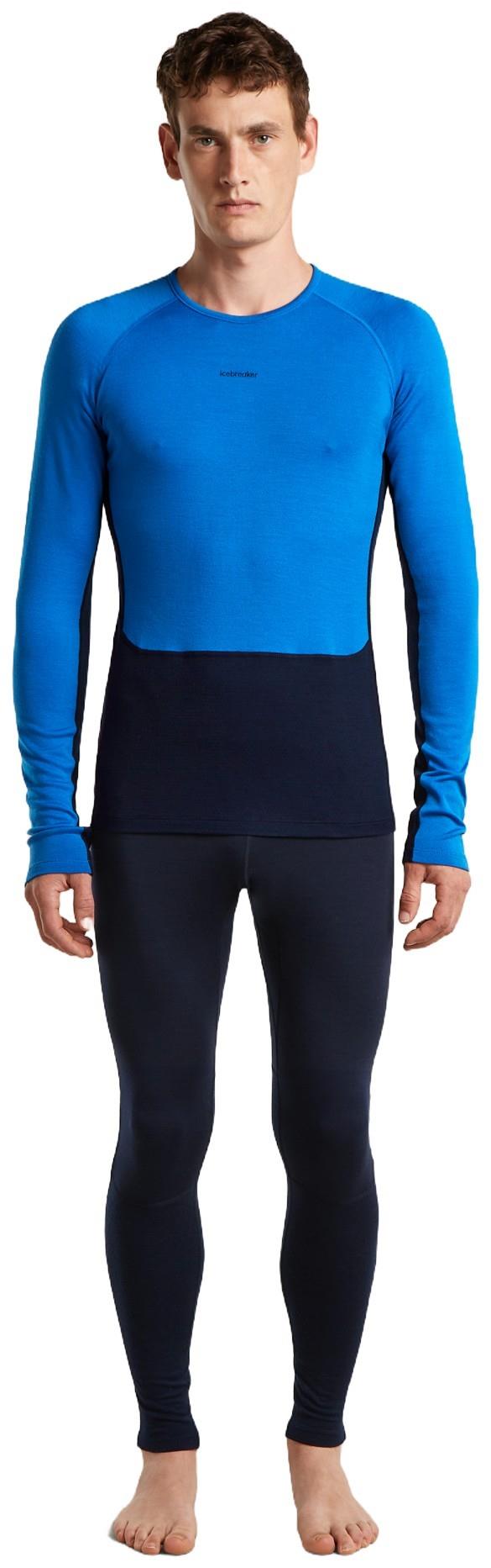 Merino 260 ZoneKnit LS Crewe - Mens - midnight navy / lazurite / cb 1