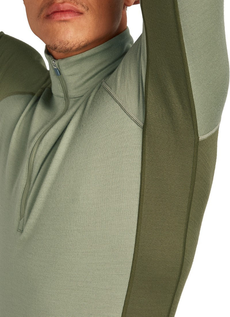 Merino 260 ZoneKnit LS Half Zip - Mens - loden / lichen / cb 1