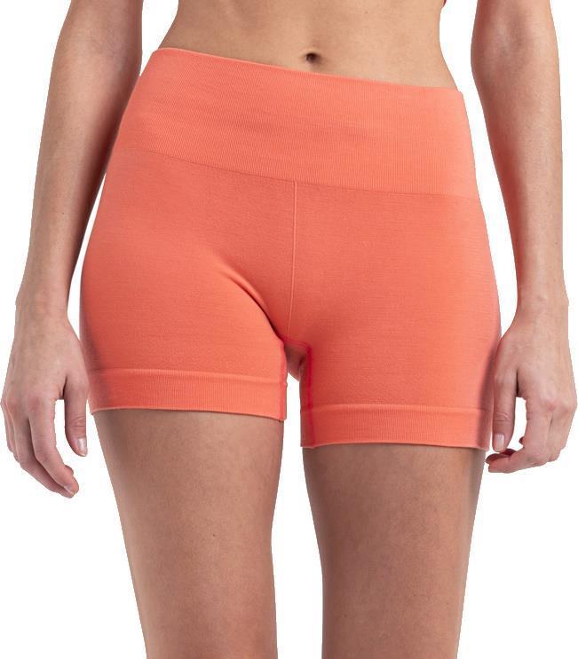 Merino 260 Zoneknit Seamless 4" Shorts - Womens - Tang 1