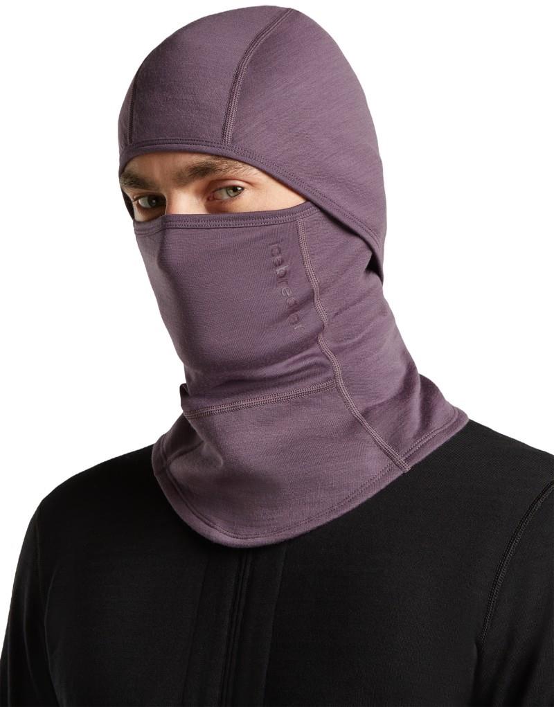 Merino 360 RealFleece Elemental Balaclava - grey plum 1