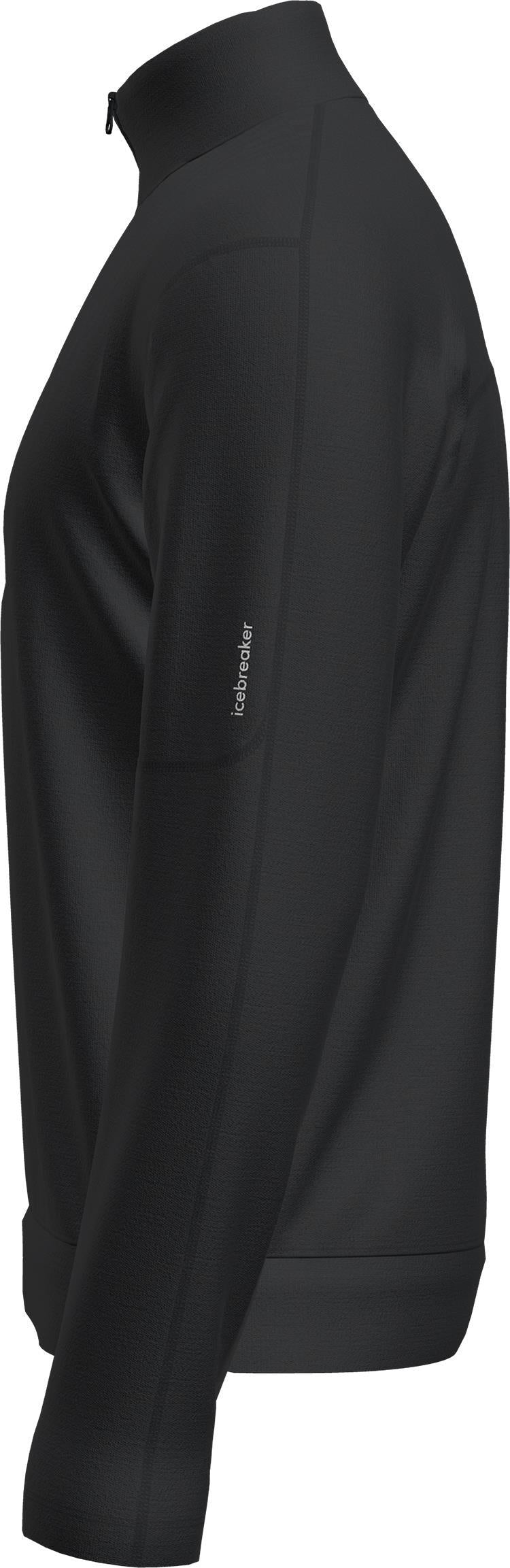 Merino 360 Realfleece Elemental LS Half Zip - Mens - Black 2