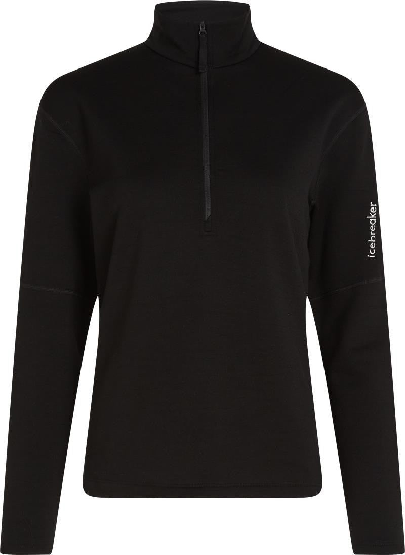 Merino 360 Realfleece Elemental LS Half Zip - Womens - black 1