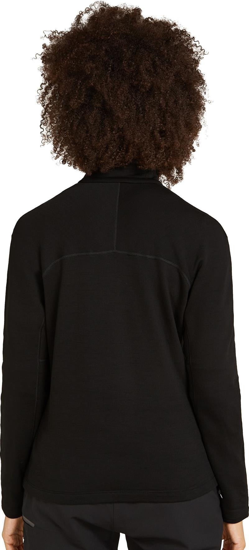 Merino 360 Realfleece Elemental LS Half Zip - Womens - black 1