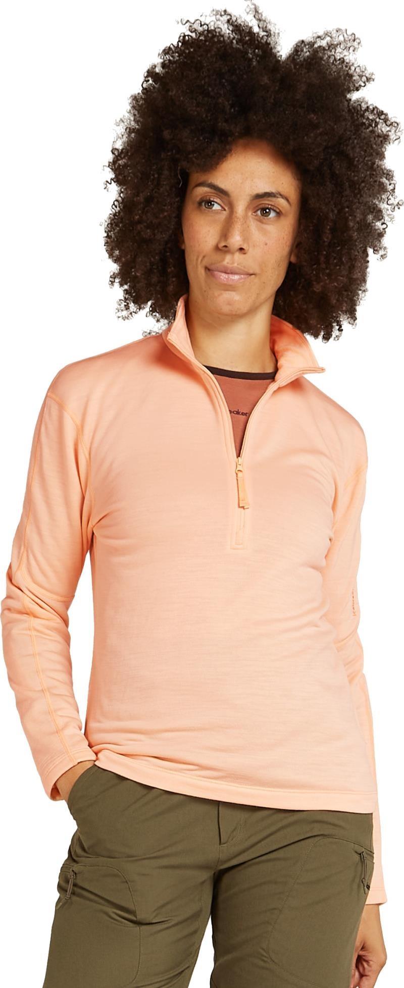 Merino 360 Realfleece Elemental LS Half Zip - Womens - sunstone 1