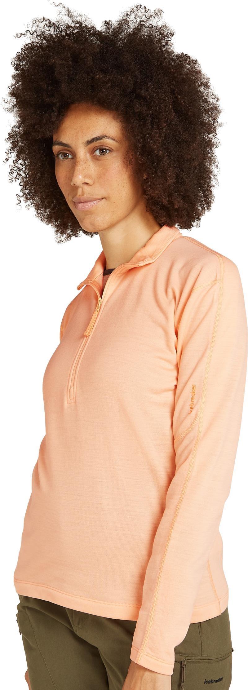 Merino 360 Realfleece Elemental LS Half Zip - Womens - sunstone 1